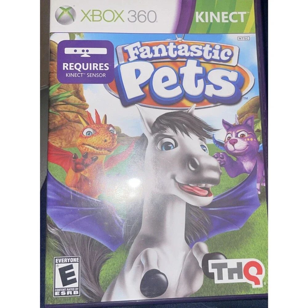 Microsoft XBox 360 Video Game Fantastic Pets Kinect Rated E FAST SHIPPING